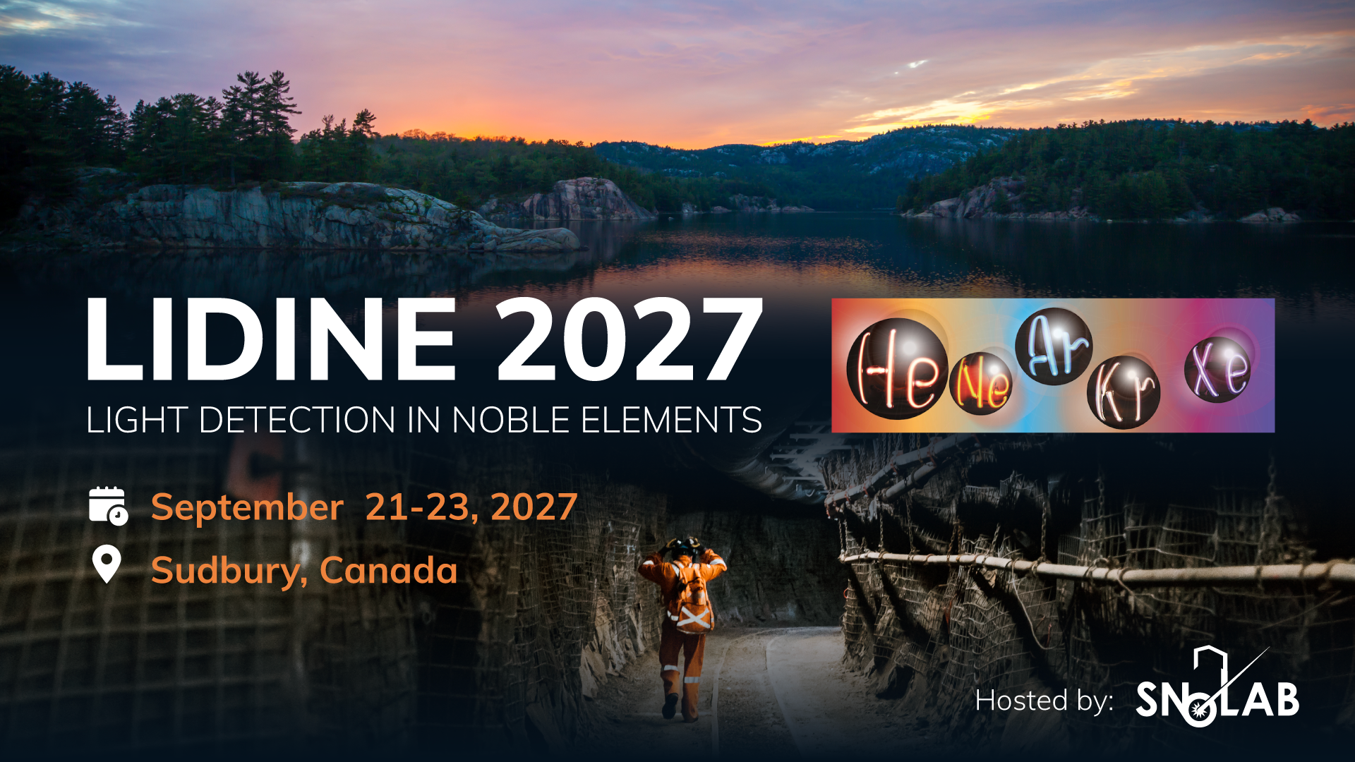 LIDINE 2027: LIght Detection In Noble Elements